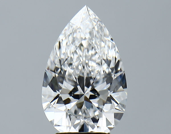 Lab-Grown 3.62 Carat Pear Shape Diamond color E Clarity VS1 With GIA Certificate, precious stones, engagement diamonds