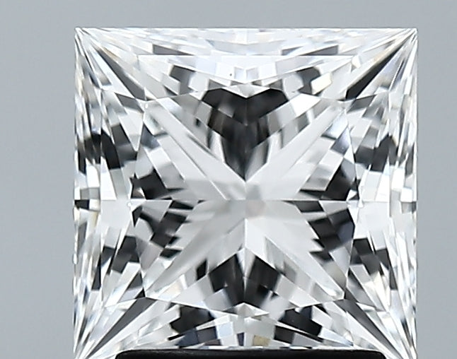 Lab-Grown 2.34 Carat Princess Cut Diamond color E Clarity VVS2 With GIA Certificate, precious stones, engagement diamonds