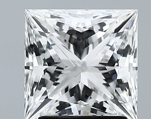 Lab-Grown 2.34 Carat Princess Cut Diamond color E Clarity VVS2 With GIA Certificate, precious stones, engagement diamonds