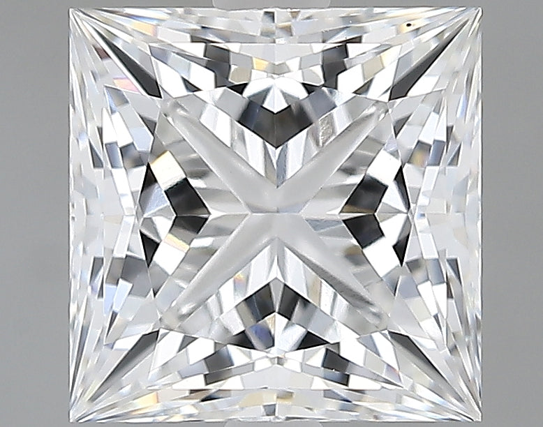 Lab-Grown 2.62 Carat Princess Cut Diamond color D Clarity VVS2, precious stones, engagement diamonds