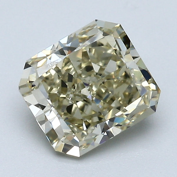 1.54 Carat Radiant Cut Natural Mined Diamond Fancy Yellow Brown Color VVS2 Clarity With GIA Certificate, natural diamonds, precious stones, engagement diamonds