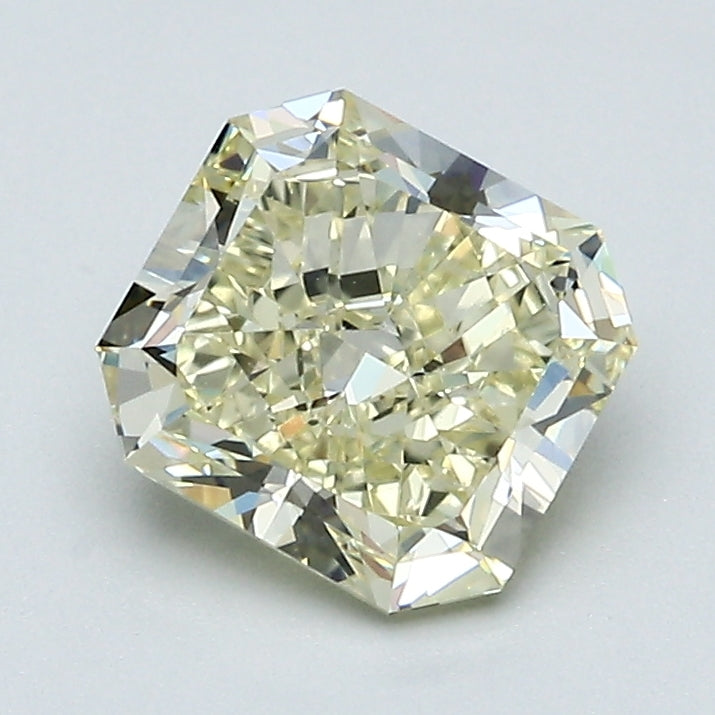 1.52 Carat Radiant Cut Diamond color Fancy Light  Yellow Clarity VS1, natural diamonds, precious stones, engagement diamonds