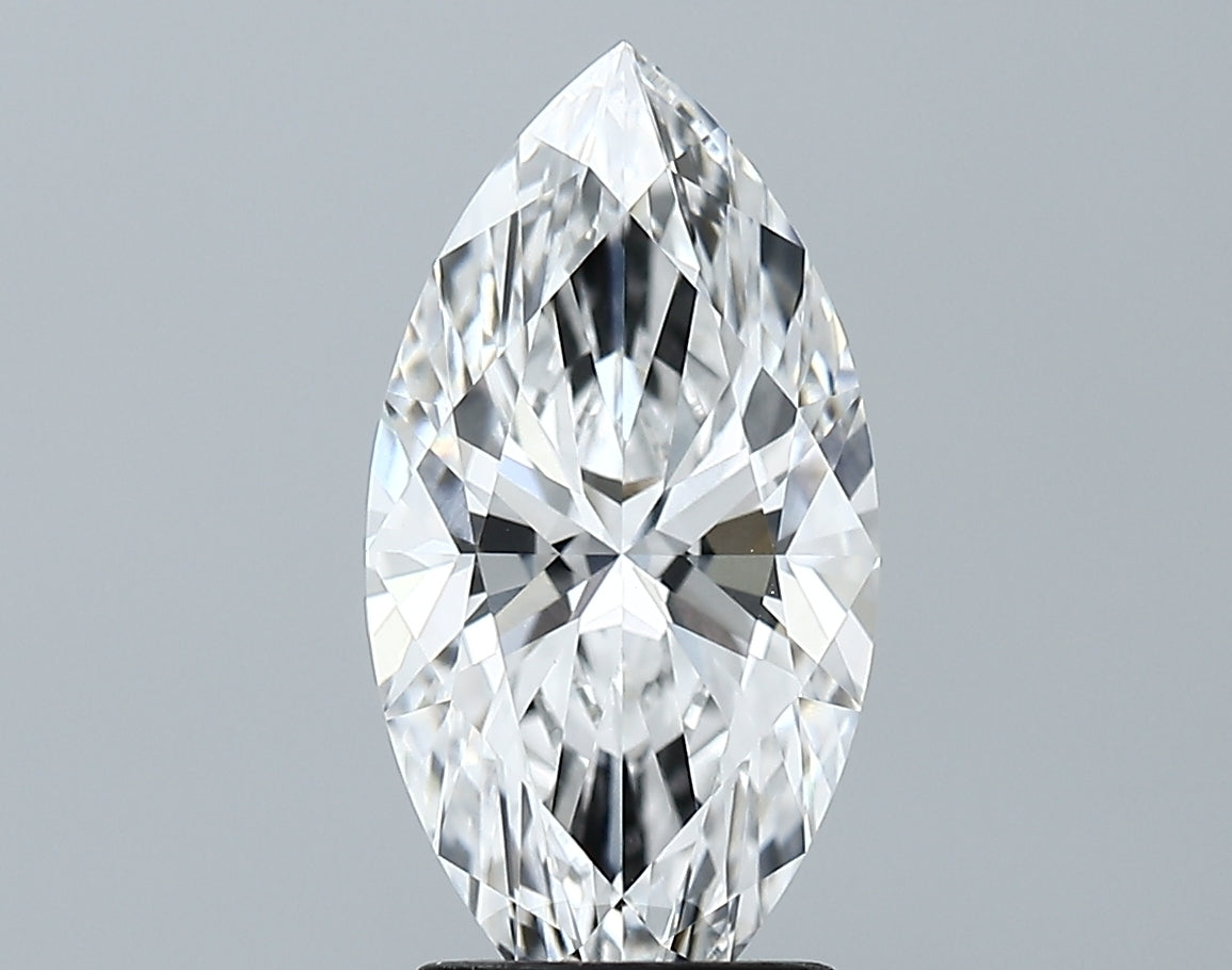 Lab-Grown 2.63 Carat Marquis Shape Diamond color D Clarity VVS2 With GIA Certificate, precious stones, engagement diamonds