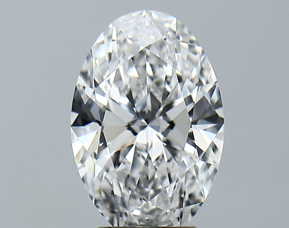 Lab-Grown 2.84 Carat Oval Shape Diamond color E Clarity VVS2 With GIA Certificate, precious stones, engagement diamonds