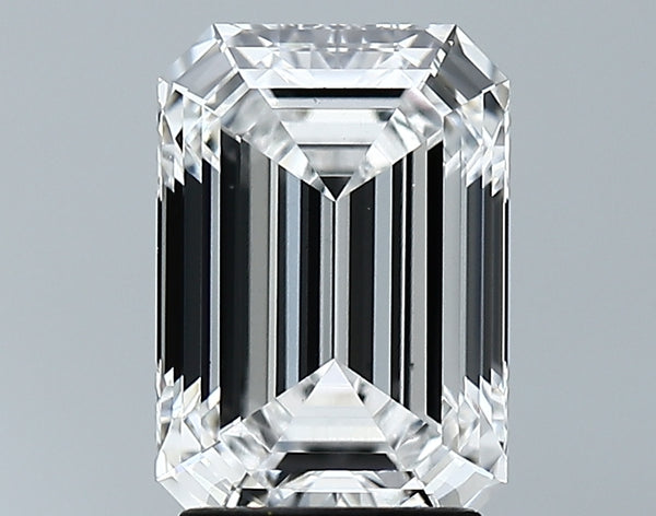 Lab-Grown 2.69 Carat Emerald Cut Diamond color E Clarity VS2 With GIA Certificate, precious stones, engagement diamonds