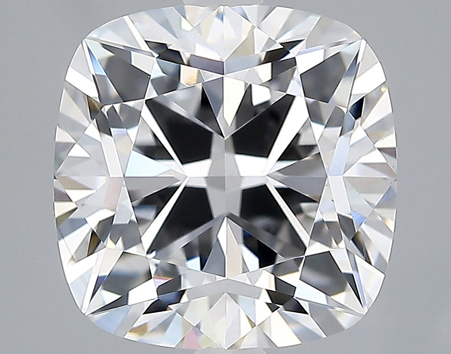 Lab-Grown 3.21 Carat Square Cushion Cut Diamond color E Clarity VS1, precious stones, engagement diamonds