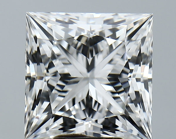 Lab-Grown 5.70 Carat Princess Cut Diamond color E Clarity VVS2 With GIA Certificate, precious stones, engagement diamonds