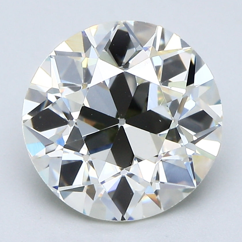 3.41 Carat Old European Cut Estate Natural Mined Diamond L Color VVS2 Clarity With GIA Certificate, natural diamonds, precious stones, engagement diamonds