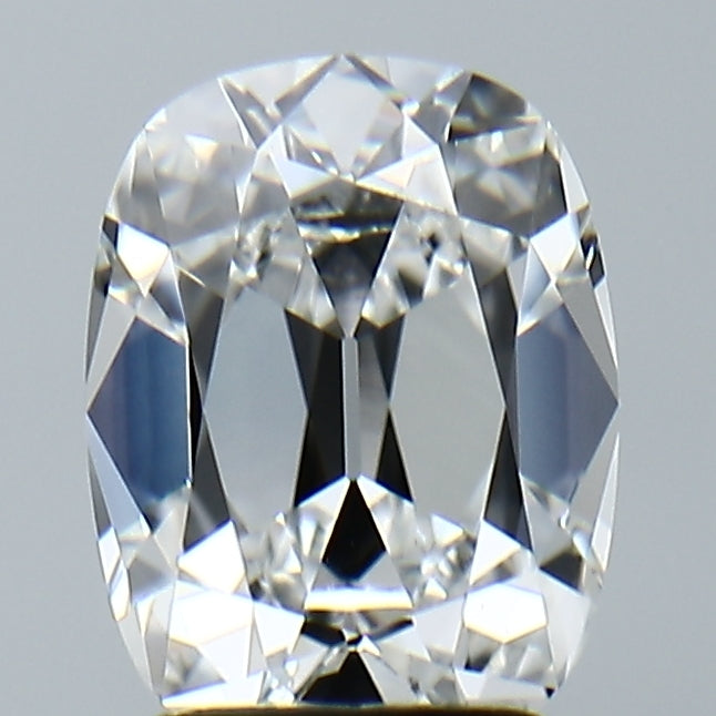 Lab-Grown 2.42 Carat Antique Cushion Cut Diamond color E Clarity VS1, precious stones, engagement diamonds