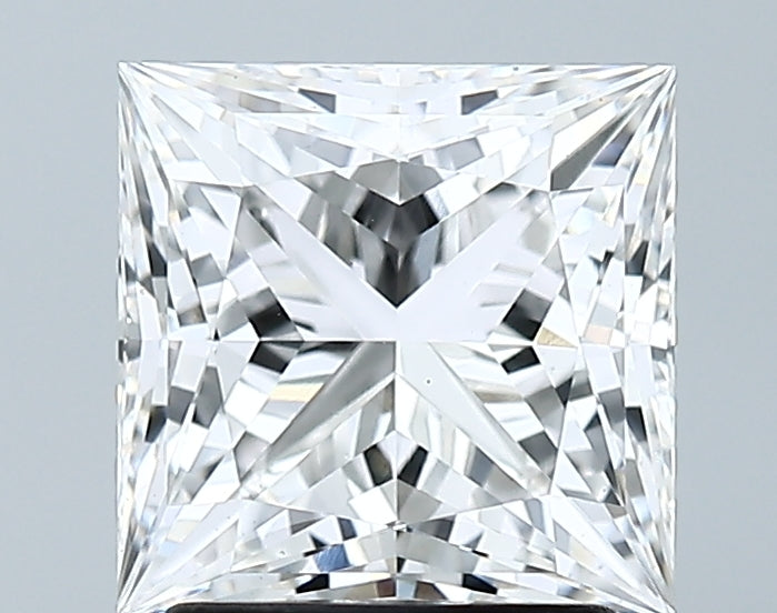 Lab-Grown 2.29 Carat Princess Cut Diamond color F Clarity VS1 With GIA Certificate, precious stones, engagement diamonds