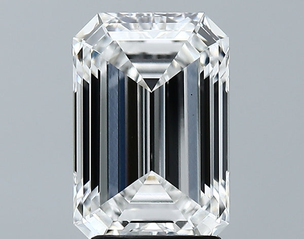 Lab-Grown 3.03 Carat Emerald Cut Diamond color F Clarity VS2 With GIA Certificate, precious stones, engagement diamonds