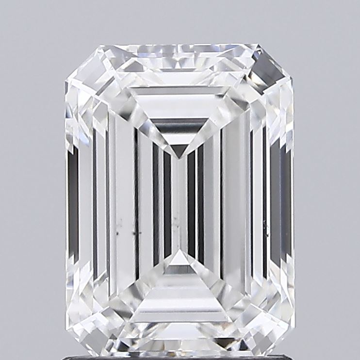 Lab-Grown 1.65 Carat Emerald Cut Diamond color F Clarity VS2 With GIA Certificate, precious stones, engagement diamonds