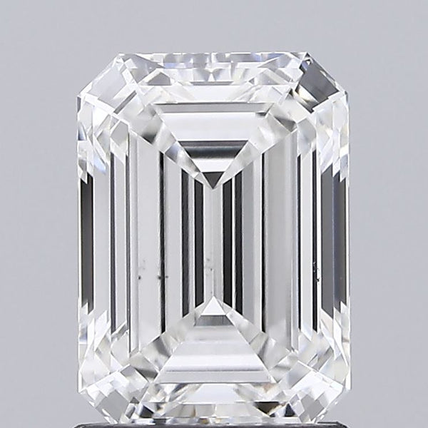 Lab-Grown 1.65 Carat Emerald Cut Diamond color F Clarity VS2 With GIA Certificate, precious stones, engagement diamonds