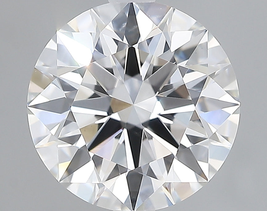 Lab-Grown 2.55 Carat Round Brilliant Diamond color D Clarity VVS2, precious stones, engagement diamonds