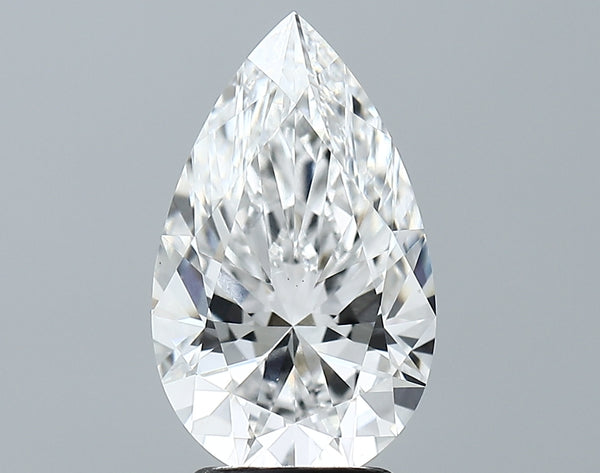 Lab-Grown 3.05 Carat Pear Shape Diamond color E Clarity VS1 With GIA Certificate, precious stones, engagement diamonds