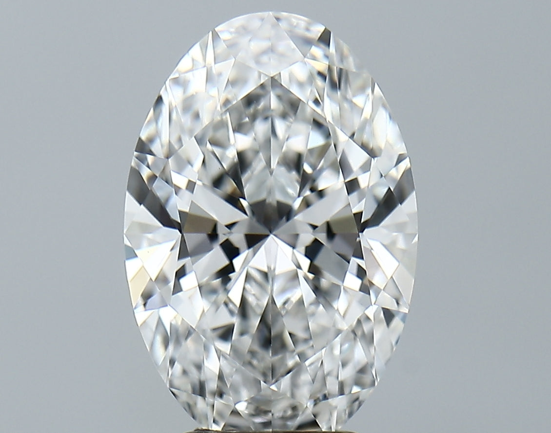 Lab-Grown 4.11 Carat Oval Shape Diamond color E Clarity VVS2, precious stones, engagement diamonds