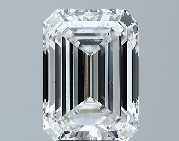 Lab-Grown 3.88 Carat Emerald Cut Diamond color E Clarity SI1 With GIA Certificate, precious stones, engagement diamonds