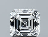 Lab-Grown 1.21 Carat Asscher Cut Diamond color E Clarity VS2 With GIA Certificate, precious stones, engagement diamonds