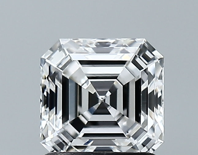 Lab-Grown 1.21 Carat Asscher Cut Diamond color E Clarity VS2 With GIA Certificate, precious stones, engagement diamonds