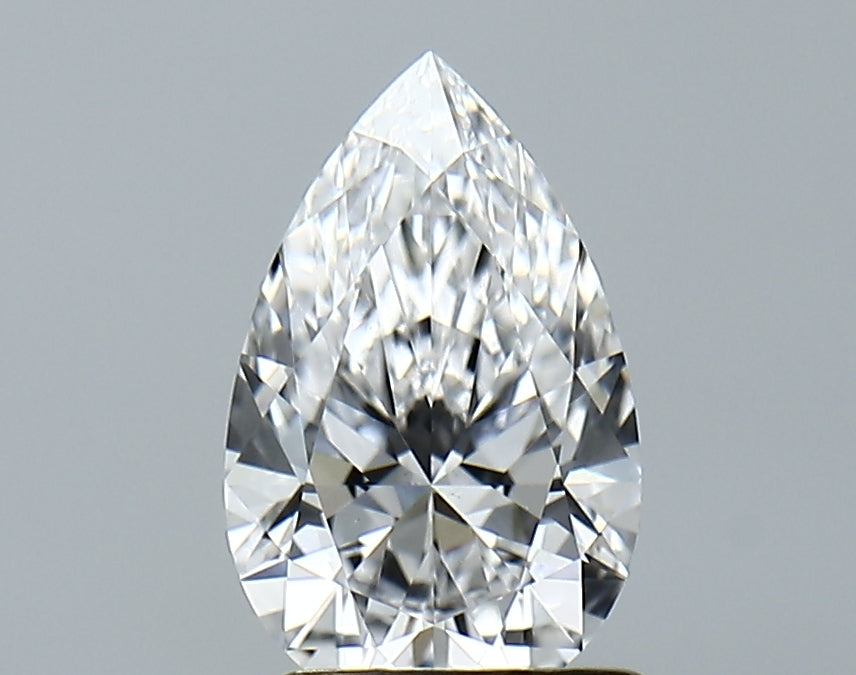 Lab-Grown 1.34 Carat Pear Shape Diamond color D Clarity VVS2, precious stones, engagement diamonds