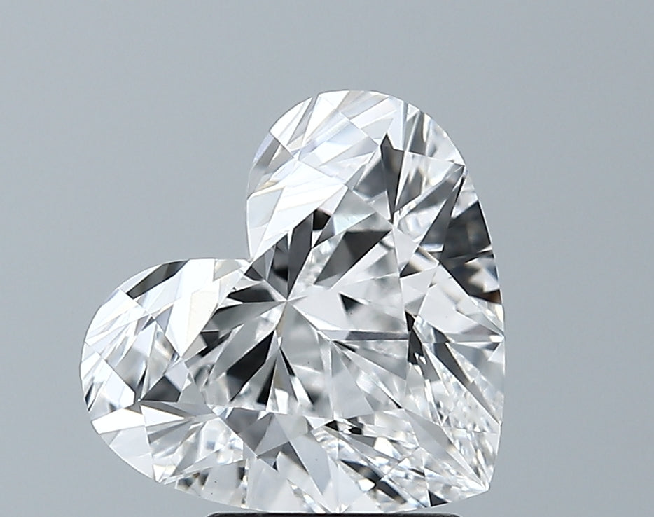 Lab-Grown 3.00 Carat Heart Shape Diamond color D Clarity VVS2 With GIA Certificate, precious stones, engagement diamonds