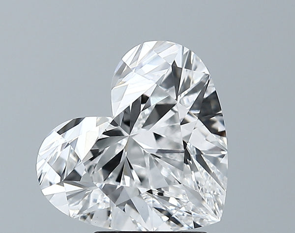 Lab-Grown 3.00 Carat Heart Shape Diamond color D Clarity VVS2 With GIA Certificate, precious stones, engagement diamonds