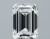 Lab-Grown 2.91 Carat Emerald Cut Diamond color E Clarity VS2, precious stones, engagement diamonds