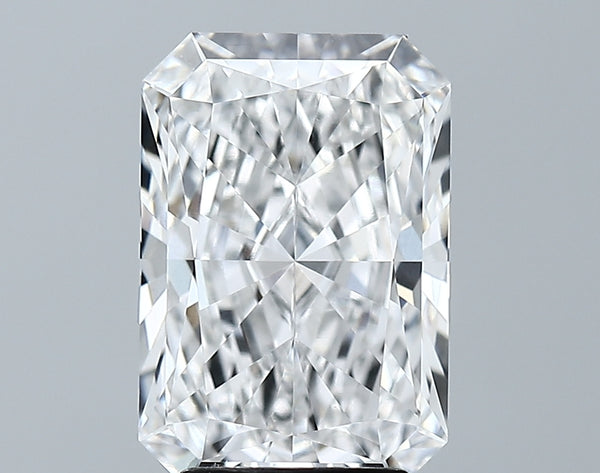 Lab-Grown 3.74 Carat Radiant Cut Diamond color E Clarity VVS2 With GIA Certificate, precious stones, engagement diamonds