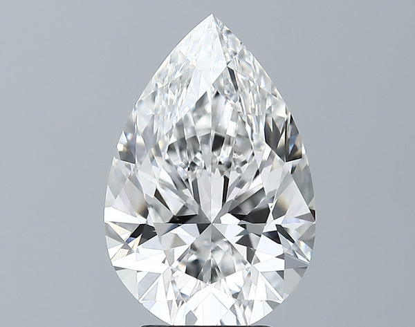 Lab-Grown 4.02 Carat Pear Shape Diamond color E Clarity VS1, precious stones, engagement diamonds