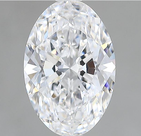 Lab-Grown 2.13 Carat Oval Shape Diamond color D Clarity VVS2 With GIA Certificate, precious stones, engagement diamonds
