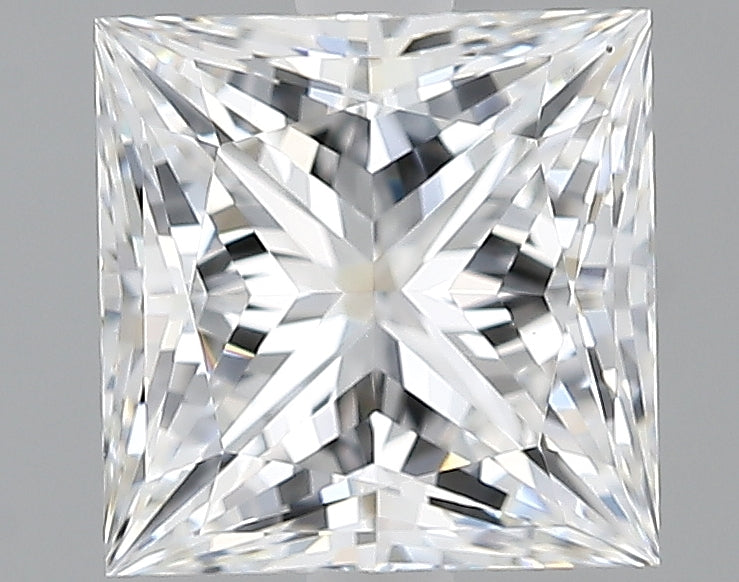 Lab-Grown 2.20 Carat Princess Cut Diamond color E Clarity VS1, precious stones, engagement diamonds