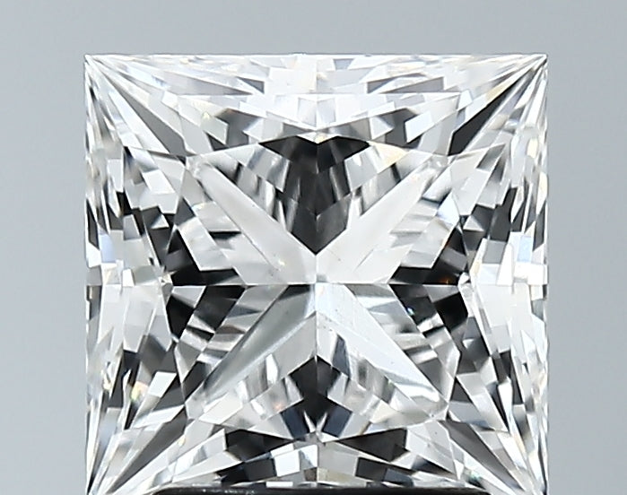 Lab-Grown 2.81 Carat Princess Cut Diamond color F Clarity VS1 With GIA Certificate, precious stones, engagement diamonds