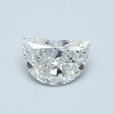 0.42 Carat Half Moon Shape Diamond color G Clarity SI2, natural diamonds, precious stones, engagement diamonds