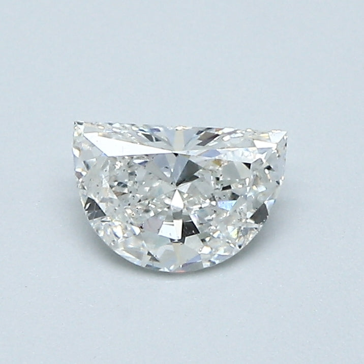 0.42 Carat Half Moon Shape Diamond color G Clarity SI2, natural diamonds, precious stones, engagement diamonds