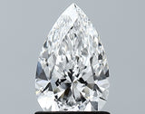 Lab-Grown 1.05 Carat Pear Shape Diamond color D Clarity VS1 With GIA Certificate, precious stones, engagement diamonds