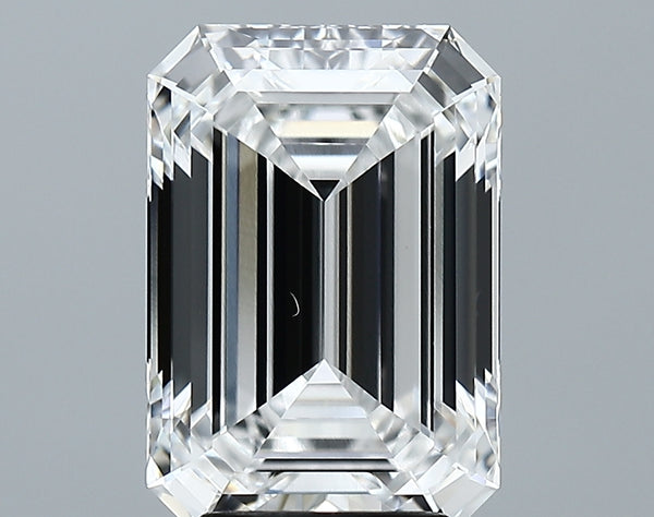 Lab-Grown 4.51 Carat Emerald Cut Diamond color E Clarity VVS2 With GIA Certificate, precious stones, engagement diamonds