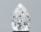 Lab-Grown 1.70 Carat Pear Shape Diamond color E Clarity VS2 With GIA Certificate, precious stones, engagement diamonds