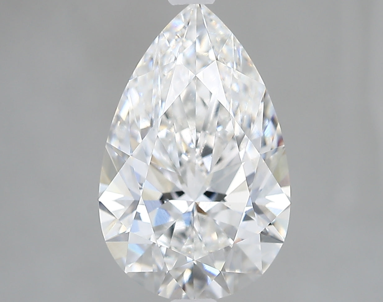 Lab-Grown 2.83 Carat Pear Shape Diamond color E Clarity VS1, precious stones, engagement diamonds