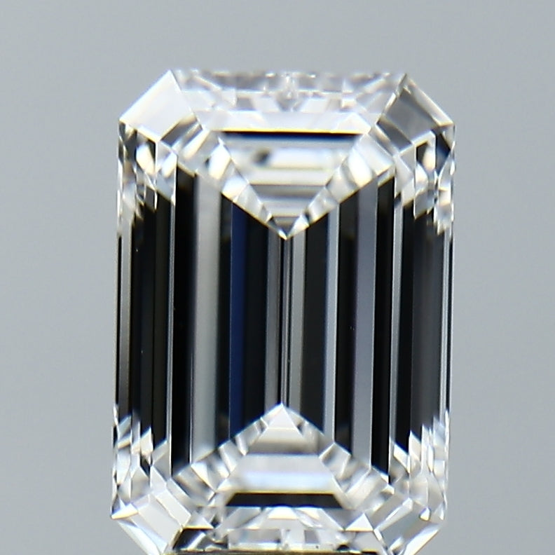 Lab-Grown 3.33 Carat Emerald Cut Diamond color E Clarity VVS2, precious stones, engagement diamonds