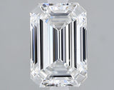 Lab-Grown 1.88 Carat Emerald Cut Diamond color E Clarity VS2 With GIA Certificate, precious stones, engagement diamonds