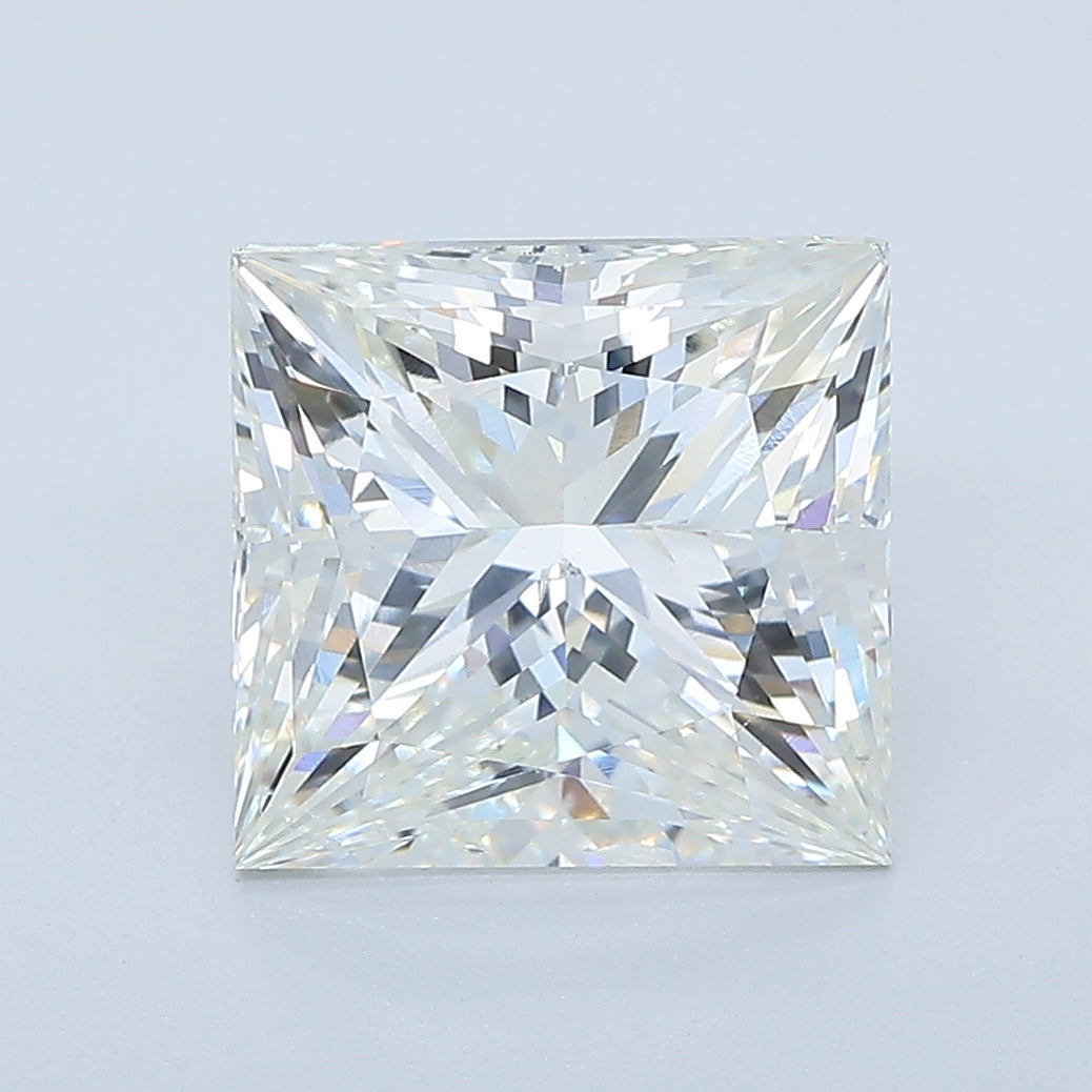 4.01 Carat Princess Cut Natural Mined Diamond I Color SI1 Clarity With GIA Certificate, natural diamonds, precious stones, engagement diamonds