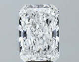 Lab-Grown 3.81 Carat Radiant Cut Diamond color E Clarity VVS2 With GIA Certificate, precious stones, engagement diamonds