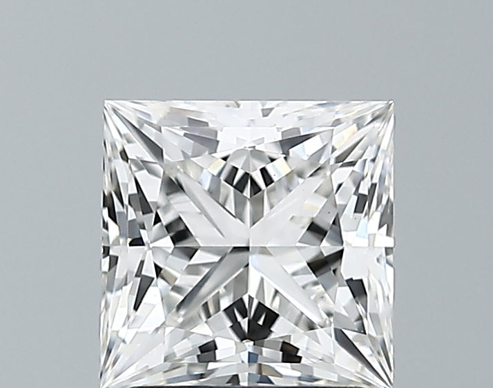 Lab-Grown 1.65 Carat Princess Cut Diamond color G Clarity VS1 With GIA Certificate, precious stones, engagement diamonds