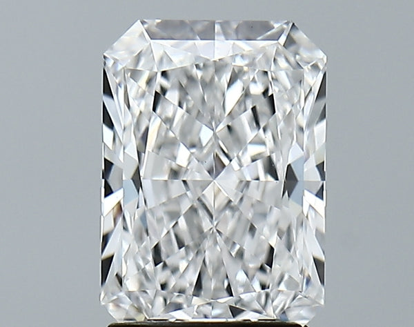 Lab-Grown 2.08 Carat Radiant Cut Diamond color E Clarity VS1 With GIA Certificate, precious stones, engagement diamonds