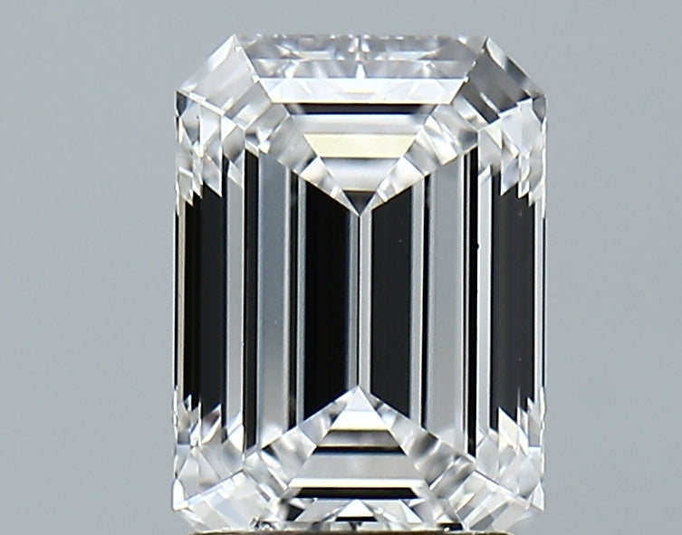 Lab-Grown 2.02 Carat Emerald Cut Diamond color D Clarity VS1 With GIA Certificate, precious stones, engagement diamonds