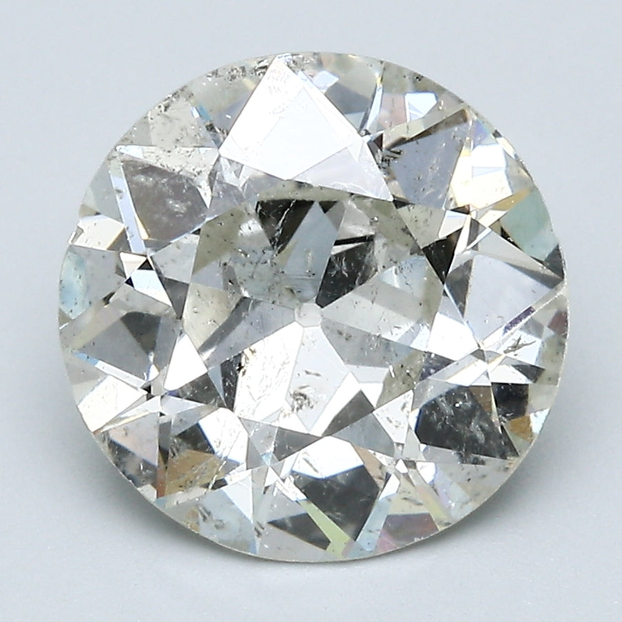 3.98 Carat Old European Cut Antique Natural Mined Diamond K Color I1 Clarity With GIA Certificate, natural diamonds, precious stones, engagement diamonds