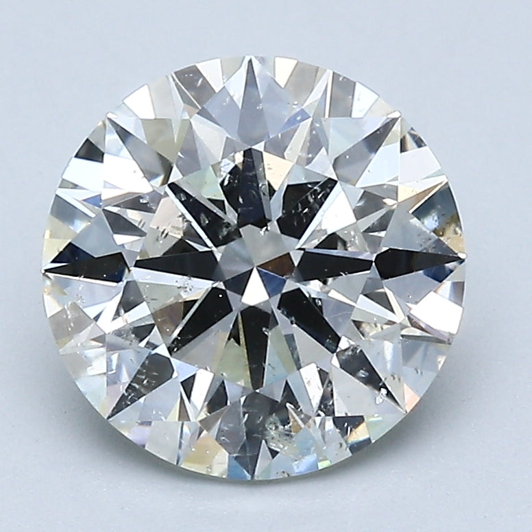 2.51 Carat Round Brilliant Diamond Loose J-SI2 with GIA Certificate, natural diamonds, precious stones, engagement diamonds