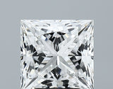 Lab-Grown 3.90 Carat Princess Cut Diamond color E Clarity VVS2 With GIA Certificate, precious stones, engagement diamonds