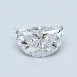 0.50 Carat Half Moon Shape Diamond color D Clarity VVS2, natural diamonds, precious stones, engagement diamonds