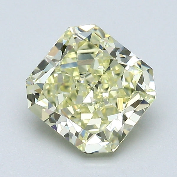 1.31 Carat Radiant Cut Natural Mined Diamond Fancy Light  Yellow Color VS2 Clarity With GIA Certificate, natural diamonds, precious stones, engagement diamonds